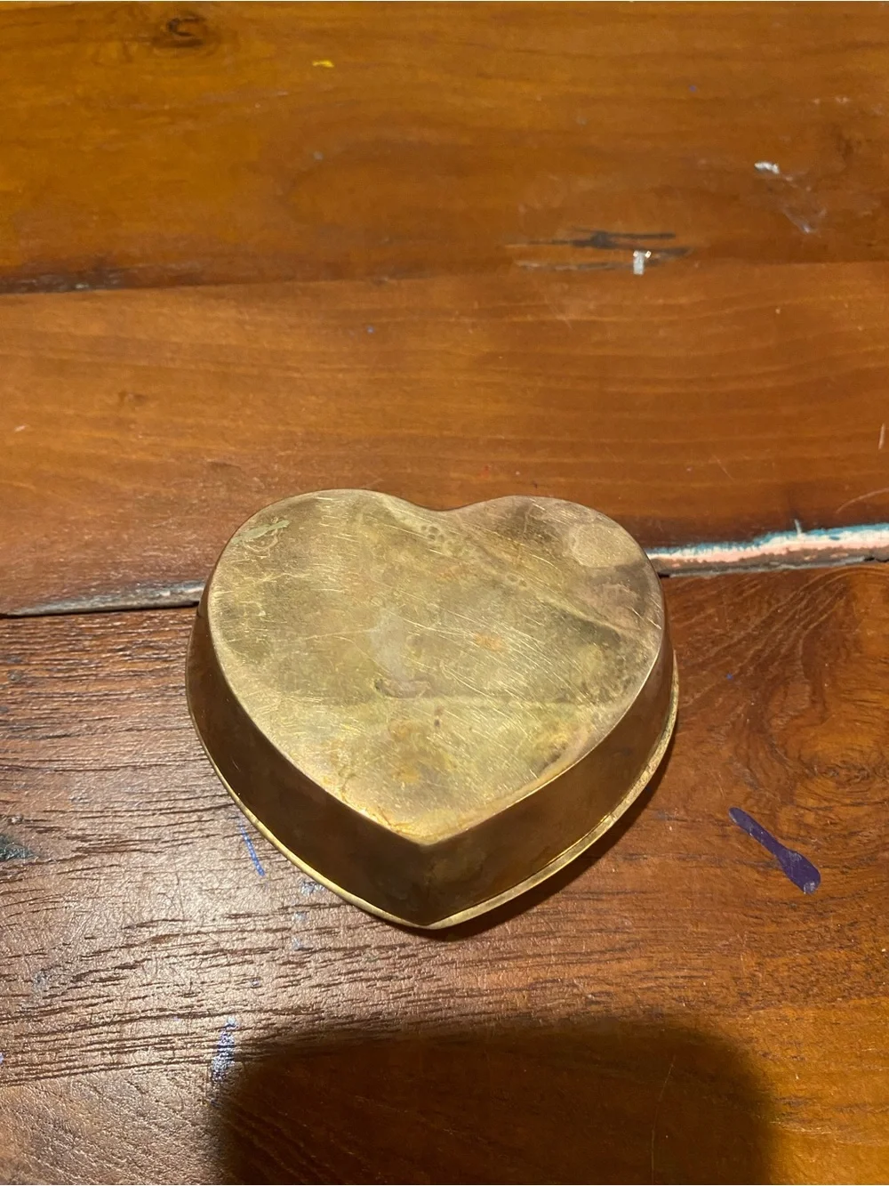 Brass Heart Jewelry Trinket Box – Gold Heart Jewelry Organizer